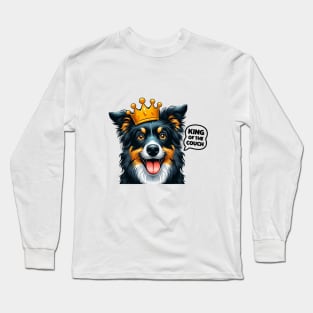 Black Tri Aussie Long Sleeve T-Shirt